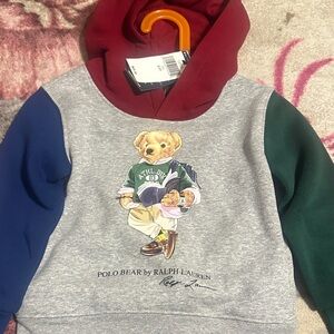 Polo by Ralph Lauren Kids' Colorful Bear Hoodie